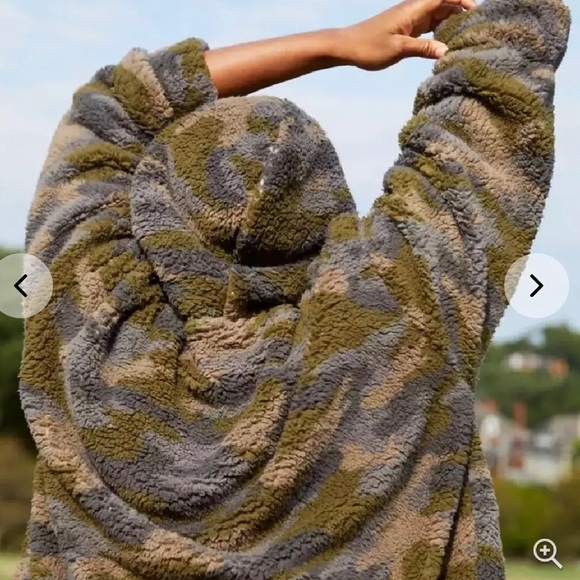 🍃aerie Sherpa Hooded Full Zip Jacket - Picture 13 of 15